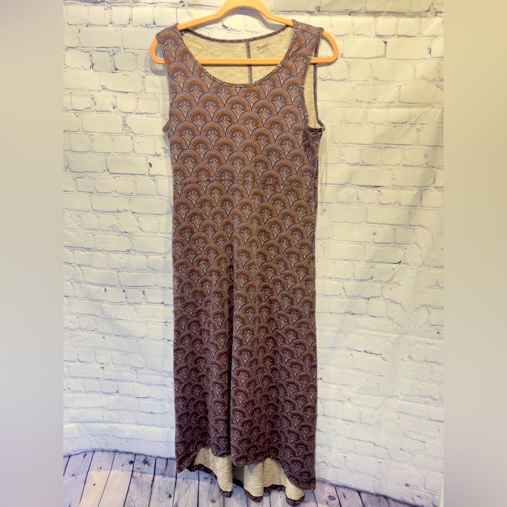 DULUTH Trading Co. Tank Dress Women's Stretch Scoop Neck Sleeveless Size Small